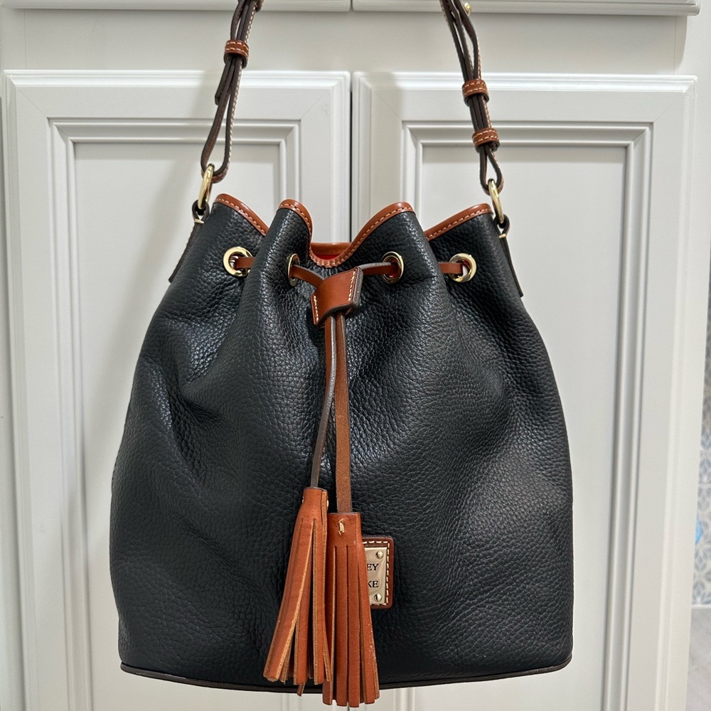 Dooney & Bourke Pebble Grain Drawstring Bag